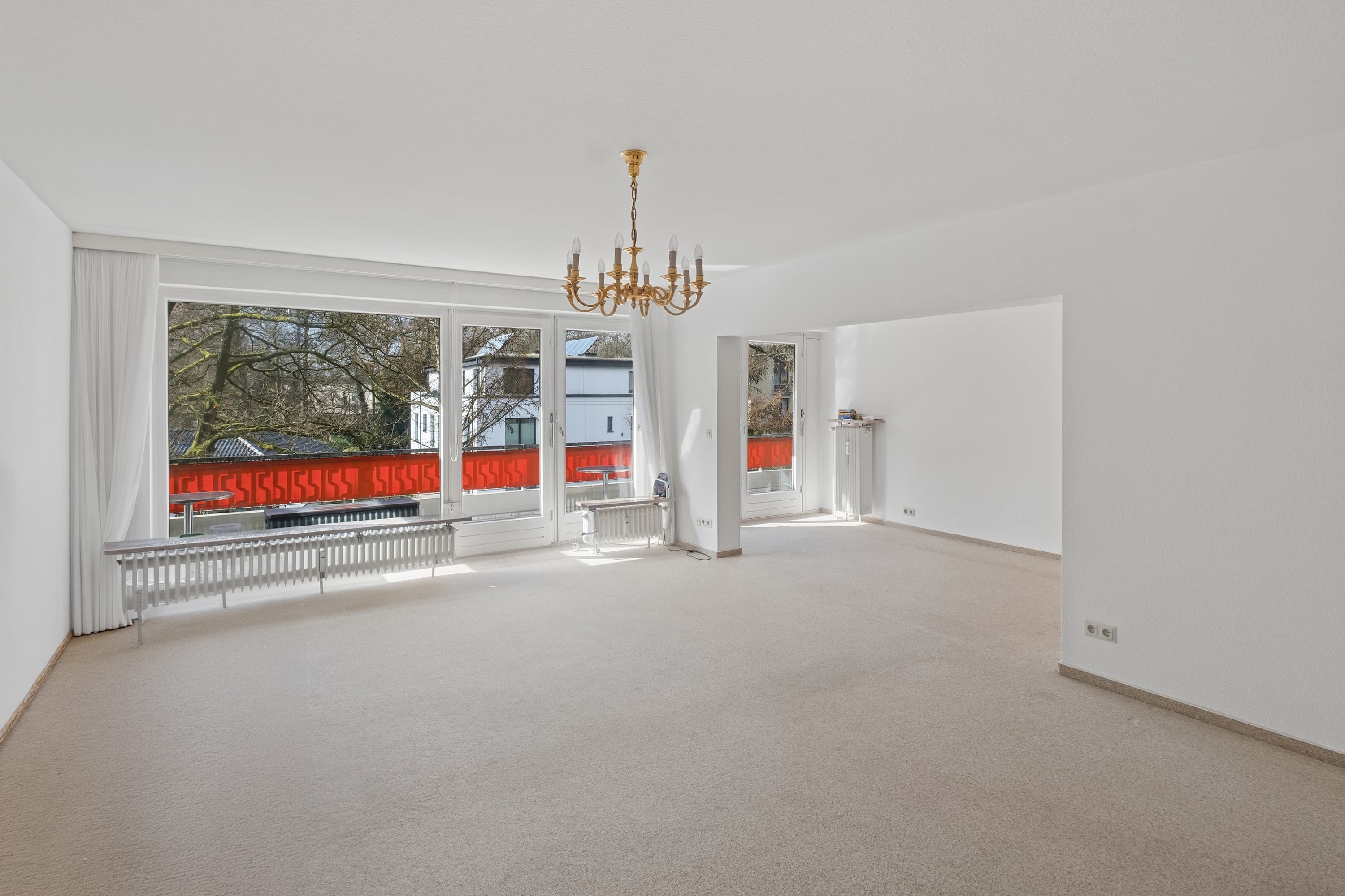 Schlafzimmer mit ruhiger Komposition